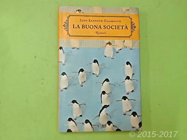 Copertina di La buona società 